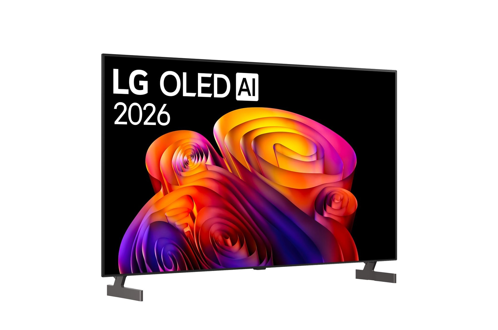 Foto inclinata TV OLED55B6ELC 2026
